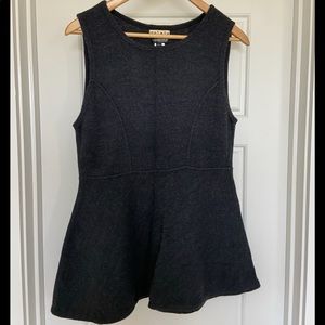 Maternity A Pea in the Pod Collection Wool Sleeveless Dark Gray Top. Size large